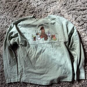 Kids Green Star Wars Long Sleeve Spirit Jersey  Shirt